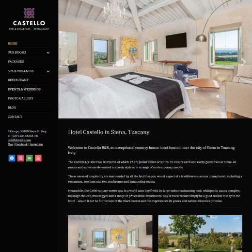 Castello Hotel WordPress Theme Screenshot