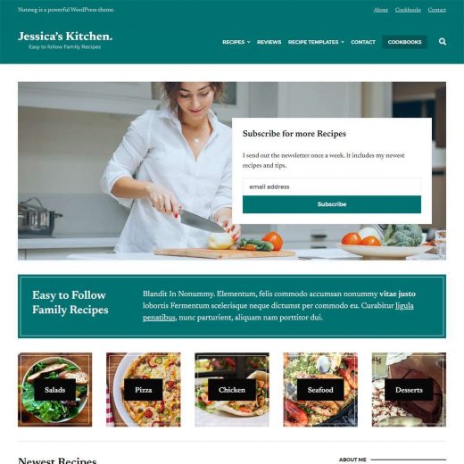 Nutmeg Plus WordPress Theme Screenshot